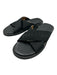 Ferragamo Shoe Size 11M Like New Black Leather Solid Sandal Men's Shoes Black / 11M
