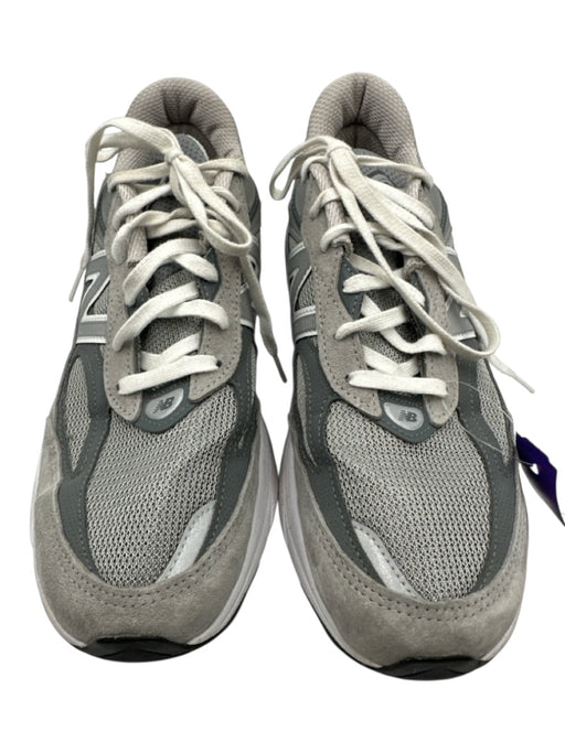 New Balance Shoe Size 11 Like New Gray & White Synthetic Mesh Sneaker Shoes Gray & White / 11