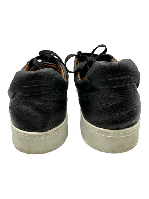 Bally Shoe Size 11D Black Leather Pebbled Sneaker Men's Shoes Black / 11D