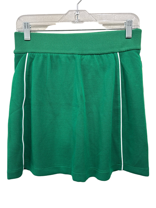 Spanx Size M Green & White Polyester Elastic Waist Skort Skirt