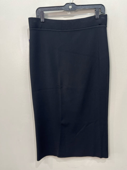 Michael Kors Size Large Black Maxi Knit Elastic Waist Skirt