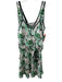 Veronica Beard Size 6 Green & Cream Silk Blend Abstract Floral Sleeveless Dress Green & Cream / 6