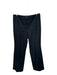 J. Crew Size 10 Black Linen Blend Straight Leg Trouser Pants Black / 10