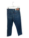 Levis Size 30 Dark Wash Cotton Blend Straight Leg High Rise Button Fly Jeans Dark Wash / 30