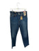Levis Size 30 Dark Wash Cotton Blend Straight Leg High Rise Button Fly Jeans Dark Wash / 30