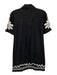 Cleobella Size S Black & White Cotton Button Front Short Sleeve Pockets Dress Black & White / S