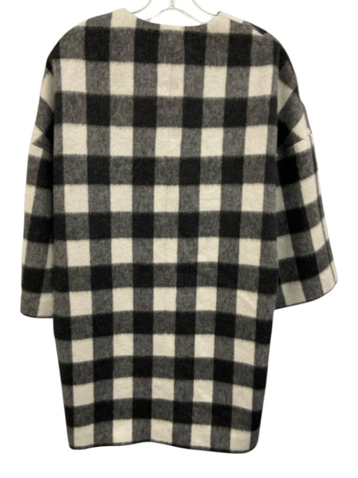 MSGM Size 40 Black & White Acrylic, Polyester, Wool Button Front Jacket Black & White / 40