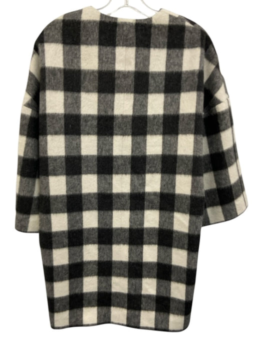 MSGM Size 40 Black & White Acrylic, Polyester, Wool Button Front Jacket Black & White / 40