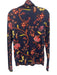 Cara Cara Size XS/S navy blue & multi Cotton & Modal Long Sleeve Turtleneck Top navy blue & multi / XS/S