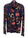 Cara Cara Size XS/S navy blue & multi Cotton & Modal Long Sleeve Turtleneck Top navy blue & multi / XS/S