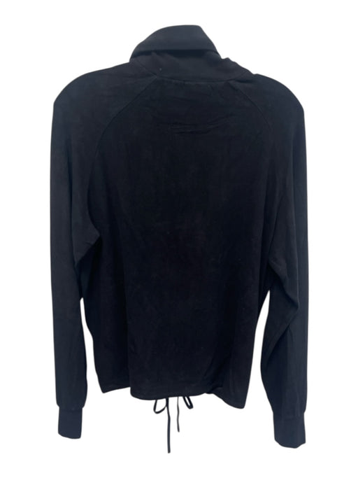 Varley Size XS Black Viscose & Acrylic Long Sleeve Turtleneck Sweatshirt Black / XS
