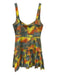 Alexis Size S Multicolor Cotton Sleeveless Tie Dye Mini Dress Multicolor / S