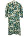 Olivia James Size S White & Multi Cotton Button Front Floral Print Dress White & Multi / S