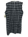 Sundays Size S Black & White Polyester & Viscose Sleeveless Tweed Buttons Dress Black & White / S