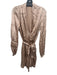 Zimmermann Size 1 / S Blush Pink Silk Long Sleeve Surplice Sash Included Romper Blush Pink / 1 / S