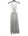 Sir. Size 1 / S Off White Silk Blend Criss Cross Back Sleeveless Maxi Dress Off White / 1 / S