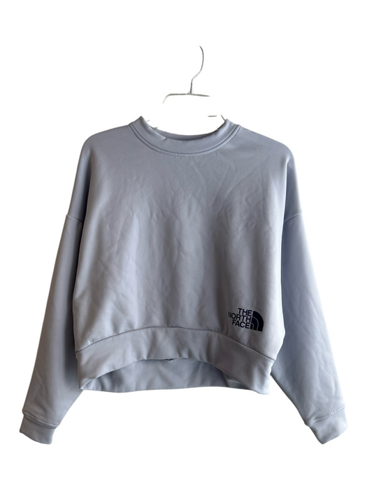 The North Face Size S Light Blue Polyester Long Sleeve solid color Sweater Light Blue / S