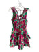 Love The Label Size Small Pink, Green & White Cotton Sleeveless Dress Pink, Green & White / Small