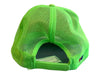 Aviator Nation Neon Green Neoprene Snap back Lightning Bolts Mesh Hat Neon Green / One Size