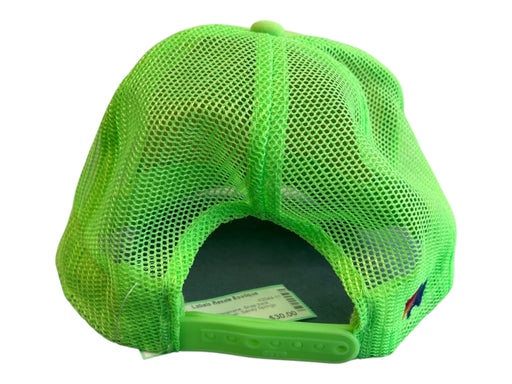 Aviator Nation Neon Green Neoprene Snap back Lightning Bolts Mesh Hat Neon Green / One Size