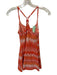 Outdoor Voices Size XS Orange, Red & Pink Nylon Blend Mini Abstract Dress Orange, Red & Pink / XS