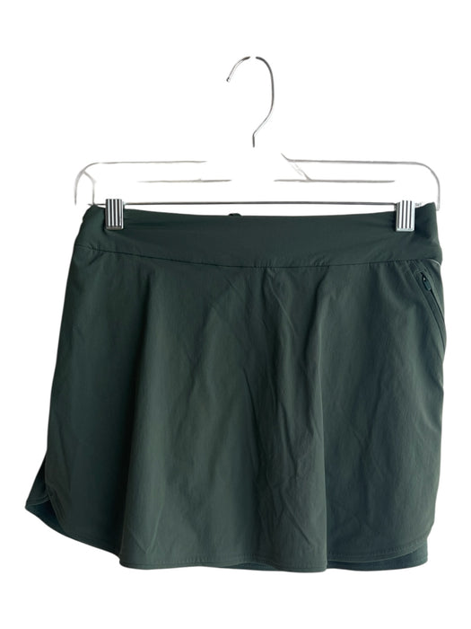 Outdoor Voices Size XS Forest Green Nylon Blend Elastic Waist Side Pocket Skirt Forest Green / XS