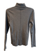 Elie Tahari Size Medium Brown Pima Cotton Ribbed Long Sleeve turtle neck Top Brown / Medium