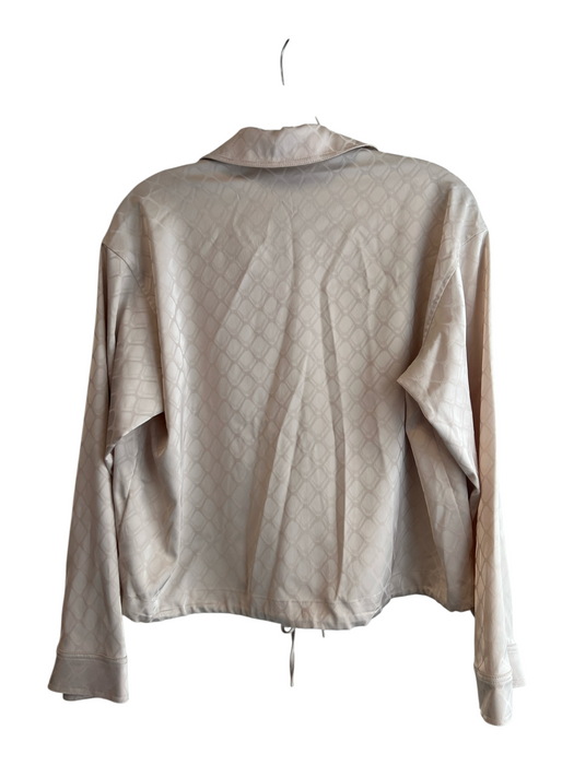 Scotch & Soda Size 36 Champagne Polyester Blend Front Button Tie at Waist Jacket Champagne / 36