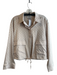 Scotch & Soda Size 36 Champagne Polyester Blend Front Button Tie at Waist Jacket Champagne / 36