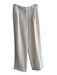 Aritzia Size 6 White Polyester Zip Fly Side Pocket Straight Leg Trouser Pants White / 6