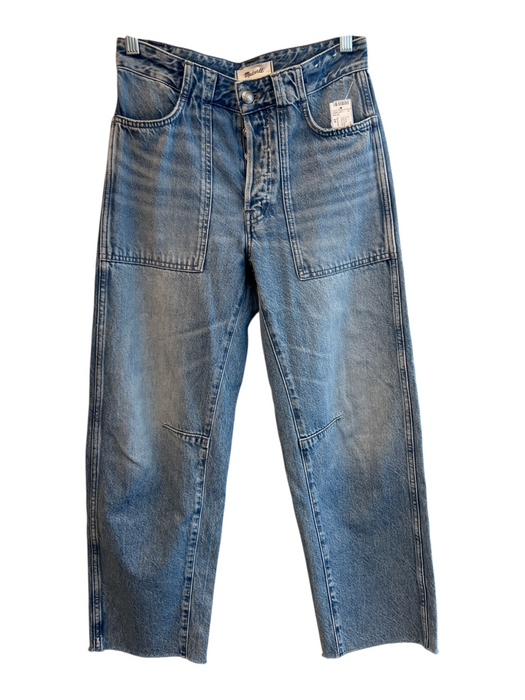 Madewell Size 24 Light Wash Cotton Blend Button Fly Carpenter Pocket Jeans Light Wash / 24