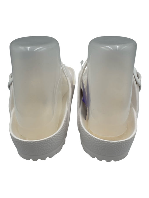 Birkenstock Shoe Size est 7/7.5 White Rubber Sandals White / est 7/7.5