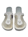 Birkenstock Shoe Size est 7/7.5 White Rubber Sandals White / est 7/7.5