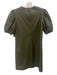 Hyacinth House Size XS Olive Green Faux Leather Polyester shift Back Zip Dress Olive Green / XS