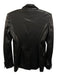 Generation Love Size XS Black Faux Leather darted Top stitch One Button Jacket Black / XS