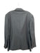 Isaia Dark Gray Wool Blend Plaid 2 Button Men's Suit 56