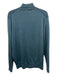 Alan Paine Size 50 Emerald Merino Wool Solid Quarter Zip Men's Sweater 50