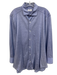 Castangia Size Est XL Blue Cotton Button Down Men's Long Sleeve Shirt Blue / Est XL