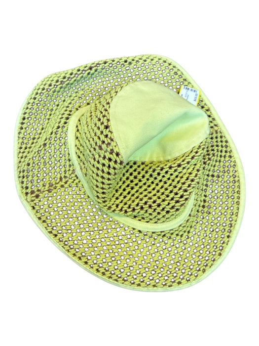 Rag & Bone Yellow & Brown Canvas Perforated Hat Yellow & Brown / One Size