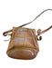 Coach Brown Leather Drawstring bucket Crossbody Bag Brown / M