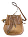 Coach Brown Leather Drawstring bucket Crossbody Bag Brown / M