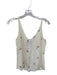 Reformation Size XS White & Red Viscose Blend Tank Cherries Flowy Top White & Red / XS