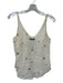 Reformation Size XS White & Red Viscose Blend Tank Cherries Flowy Top White & Red / XS