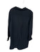 Stella McCartney Size 42 Black Rayon Blend Collared Side Pocket Midi Dress Black / 42