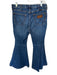 Wrangler Size 31 Dark Wash Cotton High Waist Flare Jeans Dark Wash / 31