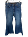 Wrangler Size 31 Dark Wash Cotton High Waist Flare Jeans Dark Wash / 31