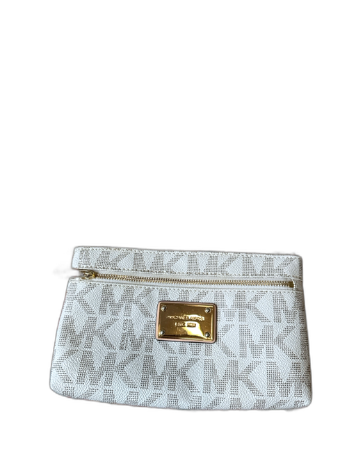 Michael Michael Kors white & tan Leather Logo Chain Strap Crossbody Bag white & tan / S