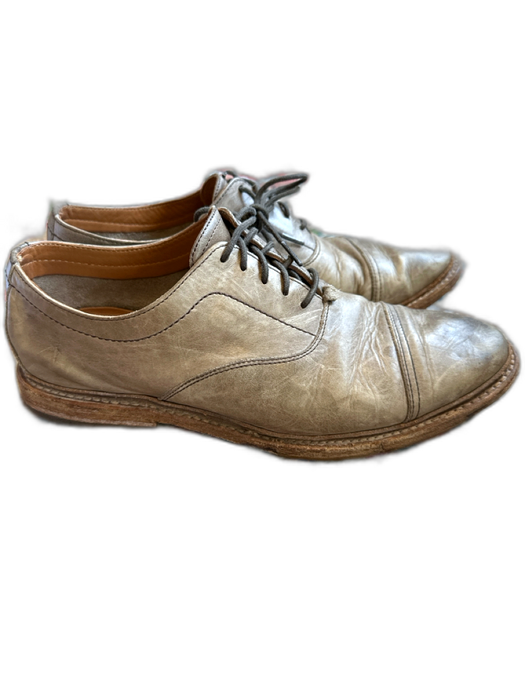 Frye Shoe Size 8 Light Gray Leather Lace Up Men's Oxford Light Gray / 8