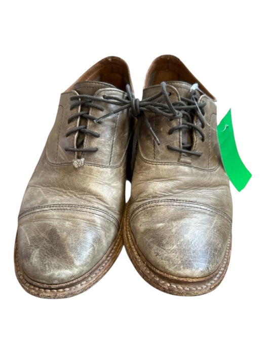 Frye Shoe Size 8 Light Gray Leather Lace Up Men's Oxford Light Gray / 8