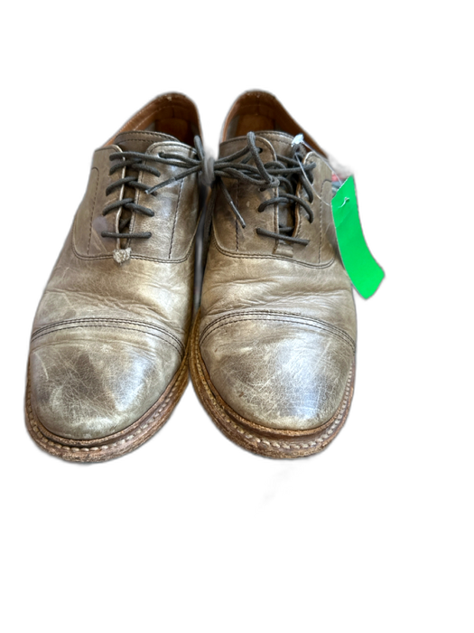 Frye Shoe Size 8 Light Gray Leather Lace Up Men's Oxford Light Gray / 8